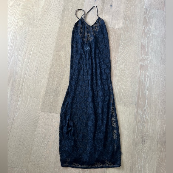 MUCCI Viola Lace Slip in Nera XS - Picture 2 of 6